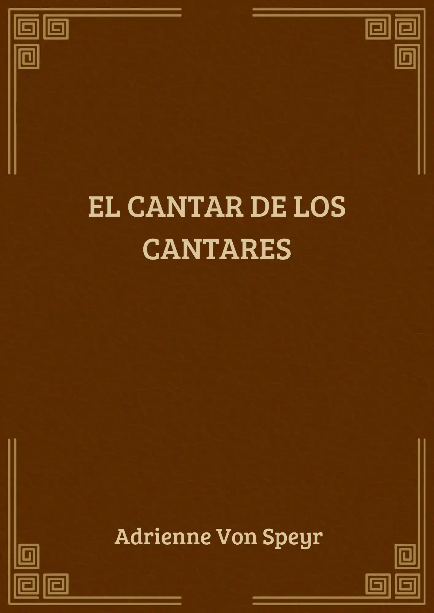 El Cantar de los Cantares