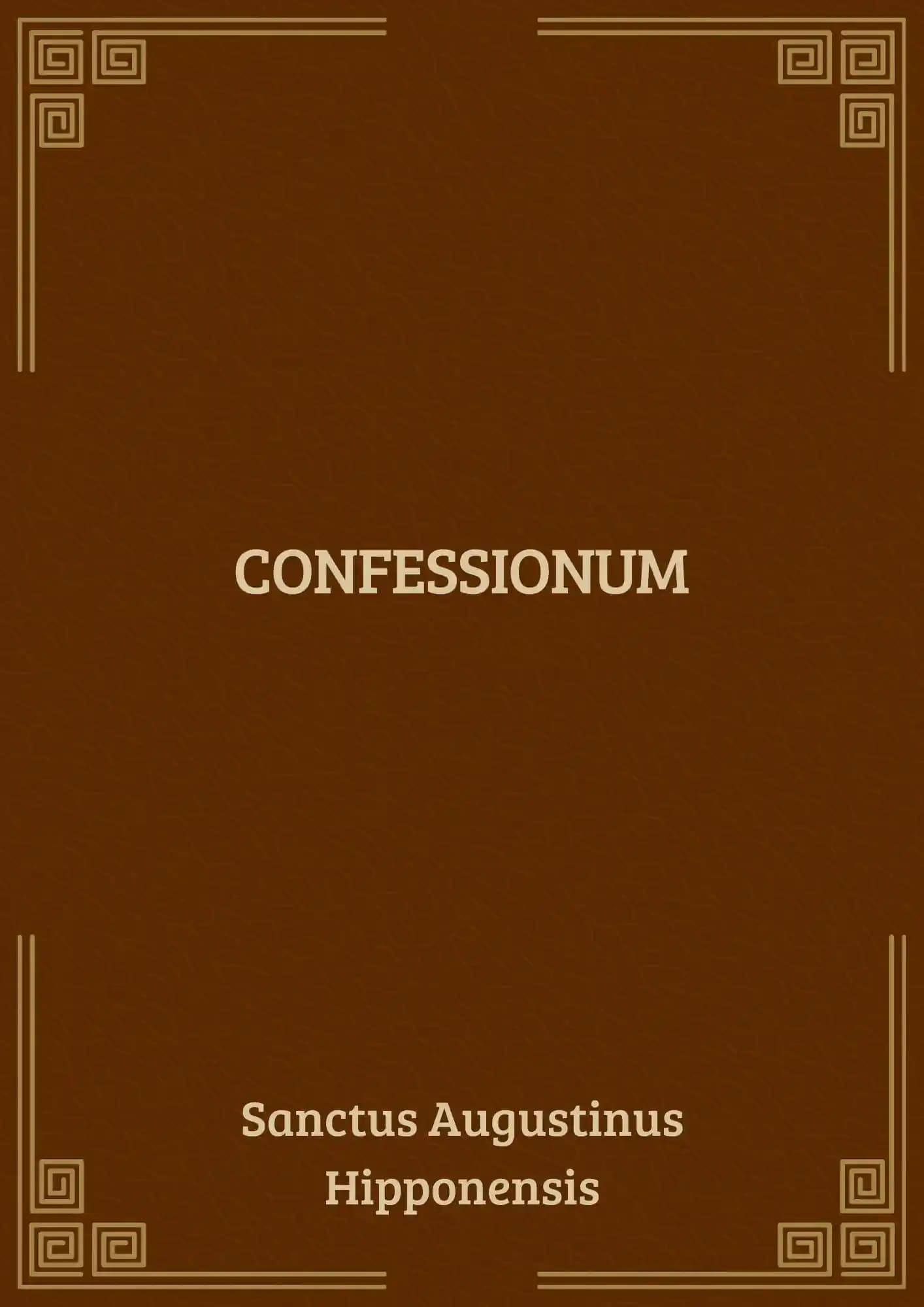 Portada del libro CONFESSIONUM